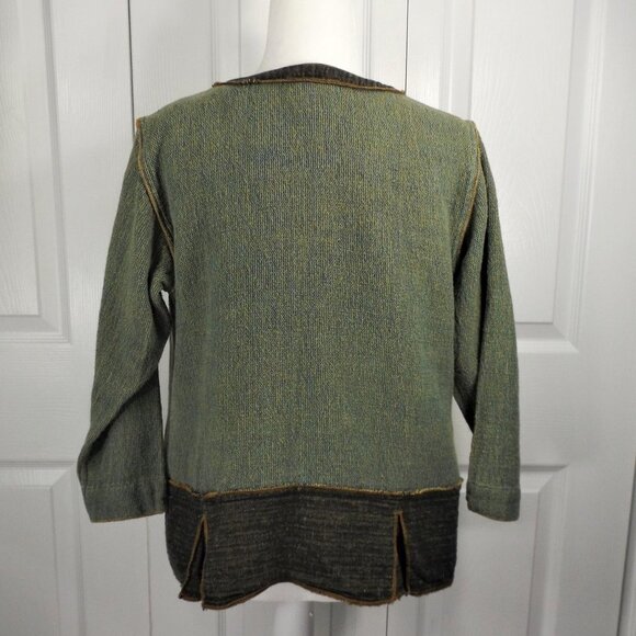 tribe OAK Hand Woven 2 Piece Top & Jacket S - Picture 13 of 15